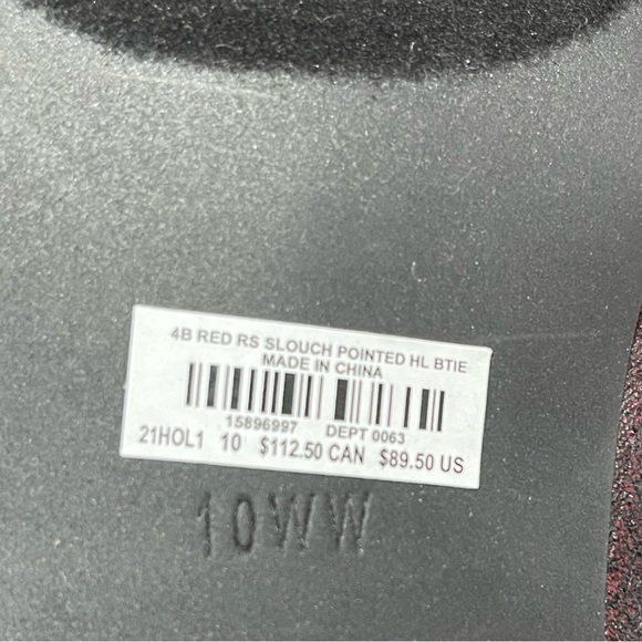 TORRID Size 10 Red Pointed Heel Bootie - Picture 5 of 6